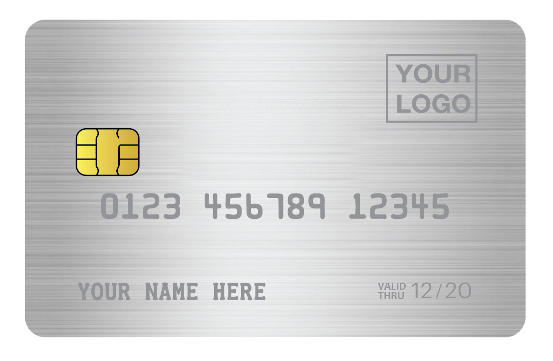 titanium debit card & personalised credit card