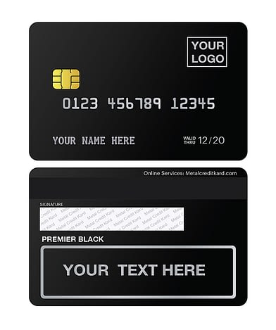 Primary Black Credit Card - Professional Custom Credit Card & Metal Debit  Card Manufacturer: Metal Credit Kard