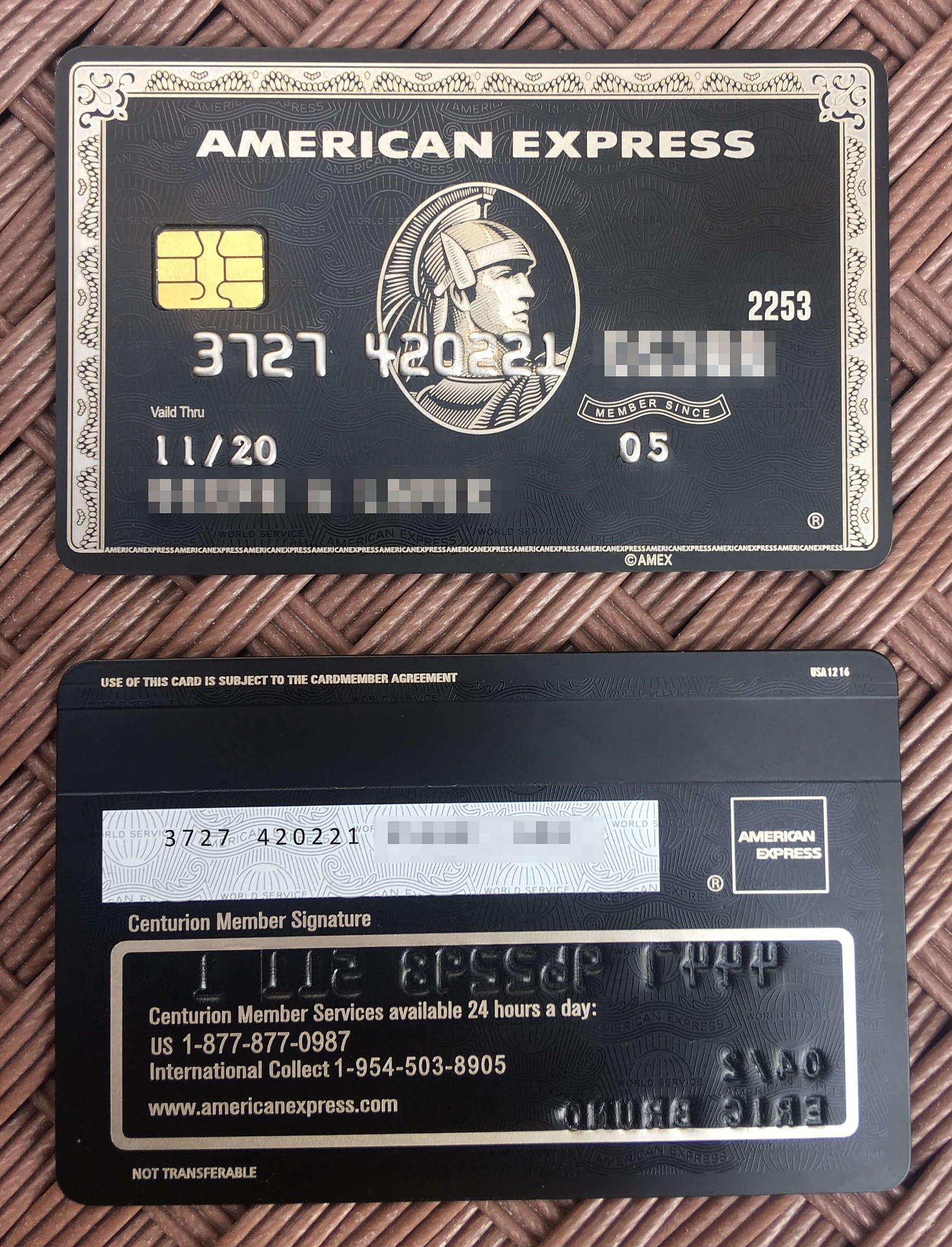 amex black card replica